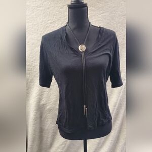 The Kooples black tee shirt size 2